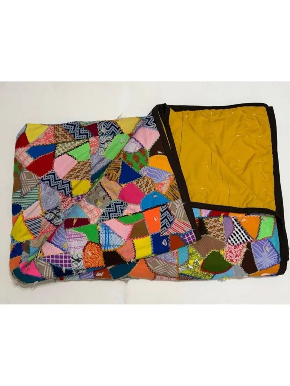 Vintage CRAZY PATCHWORK 95